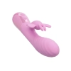 Wibrator króliczek Aura Dual Flutter Calexotics różowy USB 11,5 cm