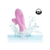 Wibrator króliczek Aura Dual Flutter Calexotics różowy USB 11,5 cm