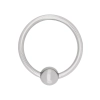 Pierścień Acorn Ring stal nierdzewna srebrny 30 mm