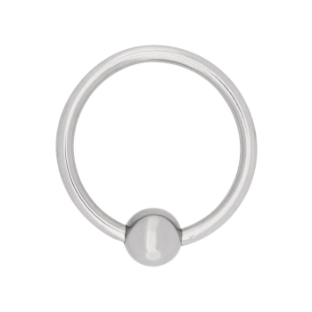 Pierścień Acorn Ring stal nierdzewna srebrny 30 mm