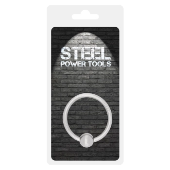 Pierścień Acorn Ring stal nierdzewna srebrny 30 mm