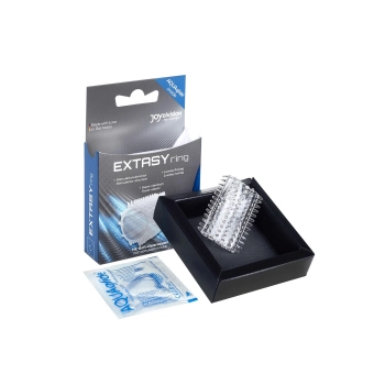 Nakładka Extasy Ring JoyDivision przezroczysta TPE 4.5 cm