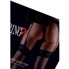 Pończochy siatkowe z kwiatową koronką Daring Intimates czarne