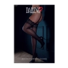 Satin T. Garterbelt Stockings Black