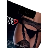 Satin T. Garterbelt Stockings Black