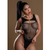 Body high waist z łańcuszkiem Daring Intimates czarny