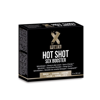 Hot Shot Sex Booster 3 shots Natural