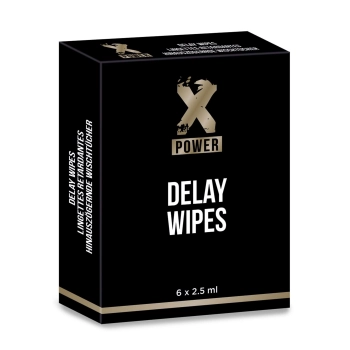 Delay Wipes 6pcs Natural