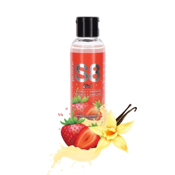 Lubrykant 4w1 deserowy Stimul8 S8 truskawkowy 125ml