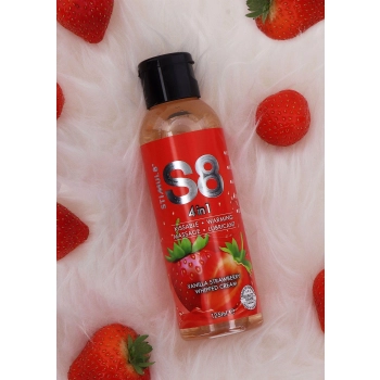 Lubrykant 4w1 deserowy Stimul8 S8 truskawkowy 125ml
