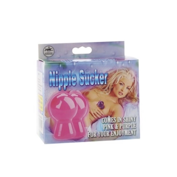 NIPPLE SUCKER PAIR IN SHINY PURPLE