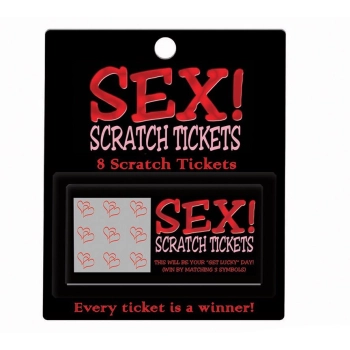 SEX! SCRATCH TICKETS