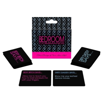 BEDROOM COMMANDS CARD GAME