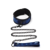 WHIPSMART DIAMOND COLLAR AND LEASH BLUE