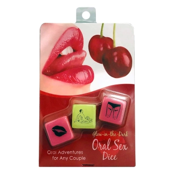 GLOW-IN-THE-DARK ORAL SEX DICE