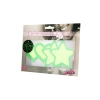 PEEKABOO PASTIES GREEN GLOW IN THE DARK HEARTS AND STARS