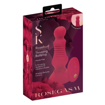 SECRET KISSES REMOTE THRUSTING ROSEBUD BUTTPLUG