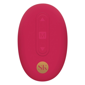 SECRET KISSES REMOTE VIBRATING FLORET BUTTPLUG