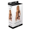 WHIPSMART DIAMOND WRISTRAINT HARNESS WITH CUFFS BLACK