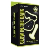 WHIPSMART 4 PCS GLOW IN THE DARK STRAP-ON SET WITH EYEMASK & SILK ROPE