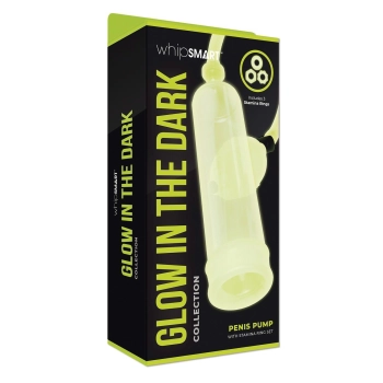 WHIPSMART GLOW IN THE DARK PENIS PUMP & STAMINA RING SET