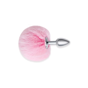 WHIPSMART 3 INCH FLUFFY BUNNY METAL PLUG WITH PINK TAIL