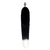 WHIPSMART 3 INCH METAL PLUG WITH 14" BLACK INDIGO FOX TAIL