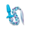 WHIPSMART 4.9 INCH SILICONE PLUG WITH PLAY TAILS UNICORN TAIL