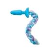 WHIPSMART 4.9 INCH SILICONE PLUG WITH PLAY TAILS UNICORN TAIL