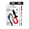 WHIPSMART 4.9 INCH SILICONE PLUG WITH PLAY TAILS RAINBOW TAIL