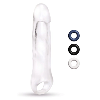SIZE UP CLEAR VIEW PENIS EXTENDER WITH BALL LOOP CLASSIC