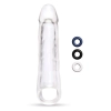 SIZE UP CLEAR VIEW PENIS EXTENDER WITH BALL LOOP EXTRA GIRTHY