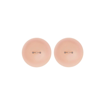 PEEKABOOS SILICONE PIERCED NIPPLE COVERS, FLESH