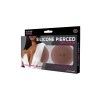 PEEKABOOS SILICONE PIERCED NIPPLE COVERS, BROWN