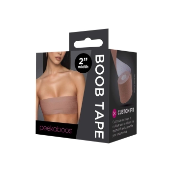 PEEKABOOS BOOB TAPE 15 FEET, LIGHT SKIN