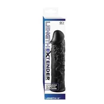 LENGTH EXTENDER SLEEVE 6INCH BLACK