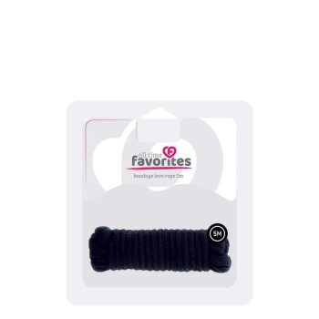 ALL TIME FAVORITES LOVE ROPE - 5M BLACK