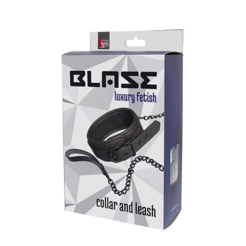 Kołnierz neoprenowy regulowany z łańcuchem Blaze Dream Toys czarny