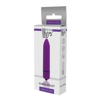 Mini wibrator bullet Climax Dream Toys 10 funkcji fioletowy 8,5 cm