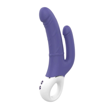 Podwójny wibrator silikonowy Vibes of Love Double Pleasure USB 23.5 cm