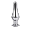 Korek analny Gleaming Love aluminiowy srebrny L 12,7 cm