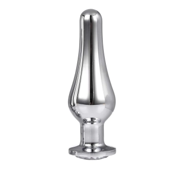 Korek analny Gleaming Love aluminiowy srebrny L 12,7 cm