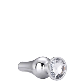 Korek analny Gleaming Love aluminiowy srebrny L 12,7 cm