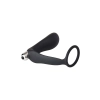 FANTASSTIC VIBRATING ANAL PLUG WITH COCKRING BLACK