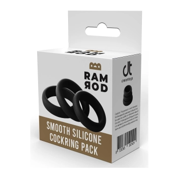 RAMROD SMOOTH SILICONE COCKRING PACK