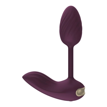 Jajko wibrujące elastyczne Dream Toys fioletowe USB