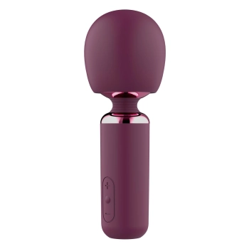 Wibrator wand Glam Bold silikonowy USB 18 cm
