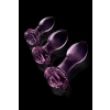 GLAZE GLASS ROSEBUD ANAL TRANING SET