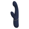 Wibrator króliczek duo Hestia ciemnoniebieski silikonowy USB 21 cm Dreamtoy