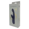 Wibrator króliczek duo Hestia ciemnoniebieski silikonowy USB 21 cm Dreamtoy